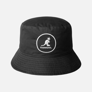 Kangol Cotton Bucket Hat in Black